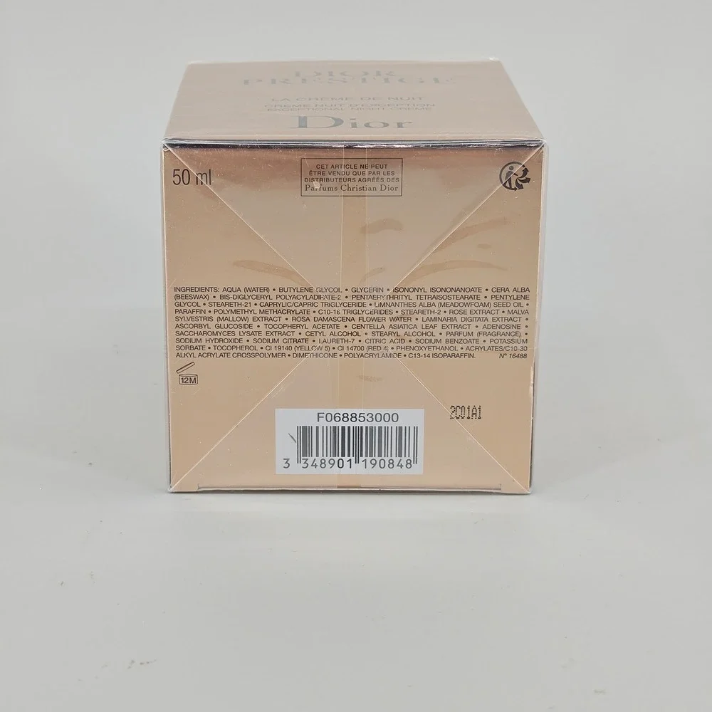 Dior Prestige La Creme de Nuit Exceptional Night Creme 50ml 1.7oz New Sealed